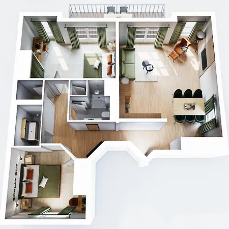Апартаменти Uplandparcs W3